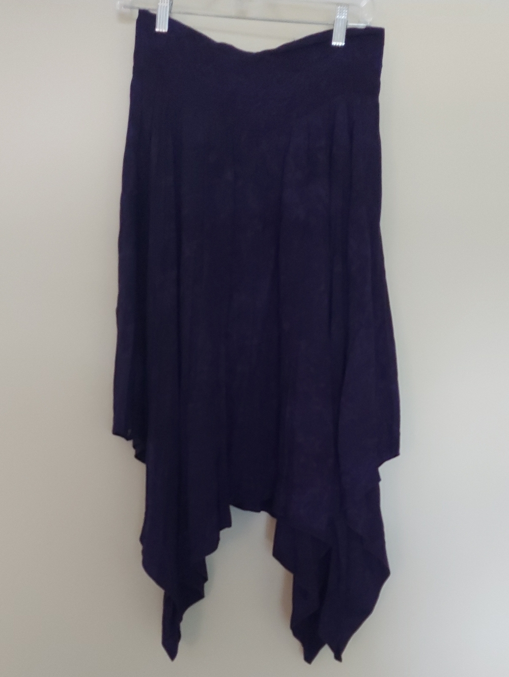 Flowy Asymmetric Purple Women's Skirt